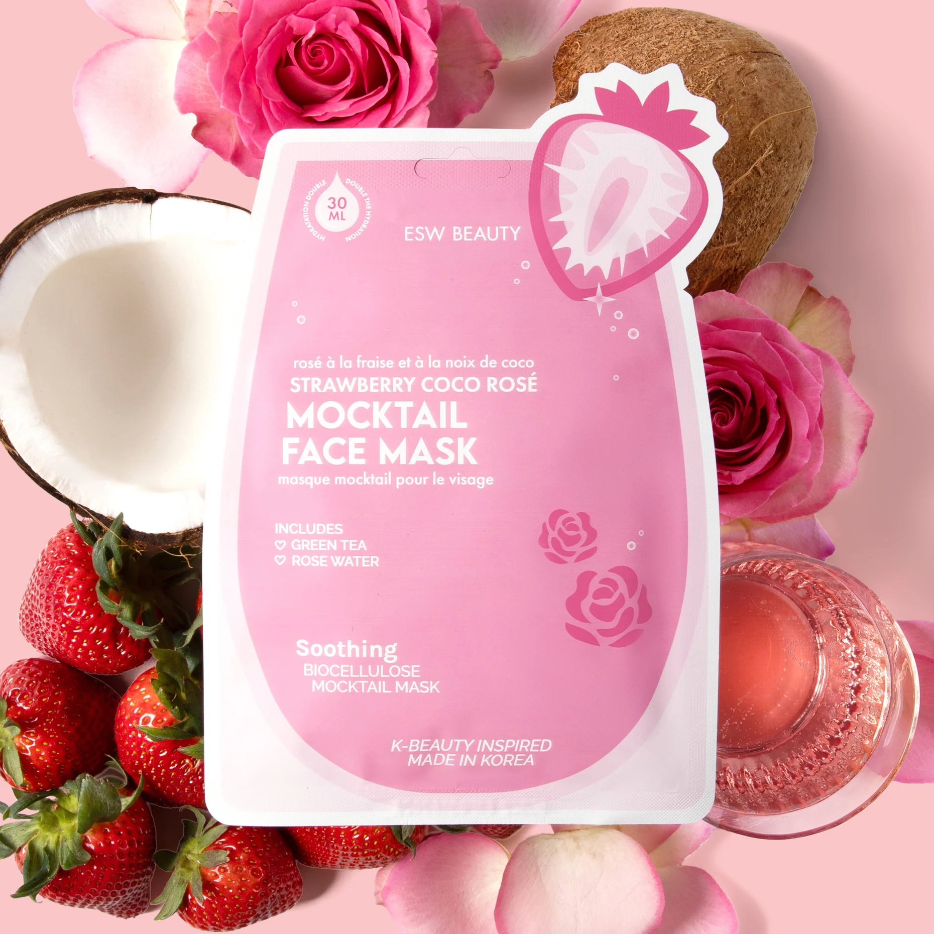 Strawberry Coco Rosé Mask