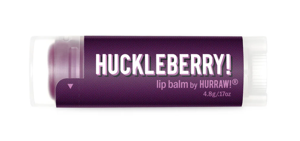 Huckleberry scented lip balm