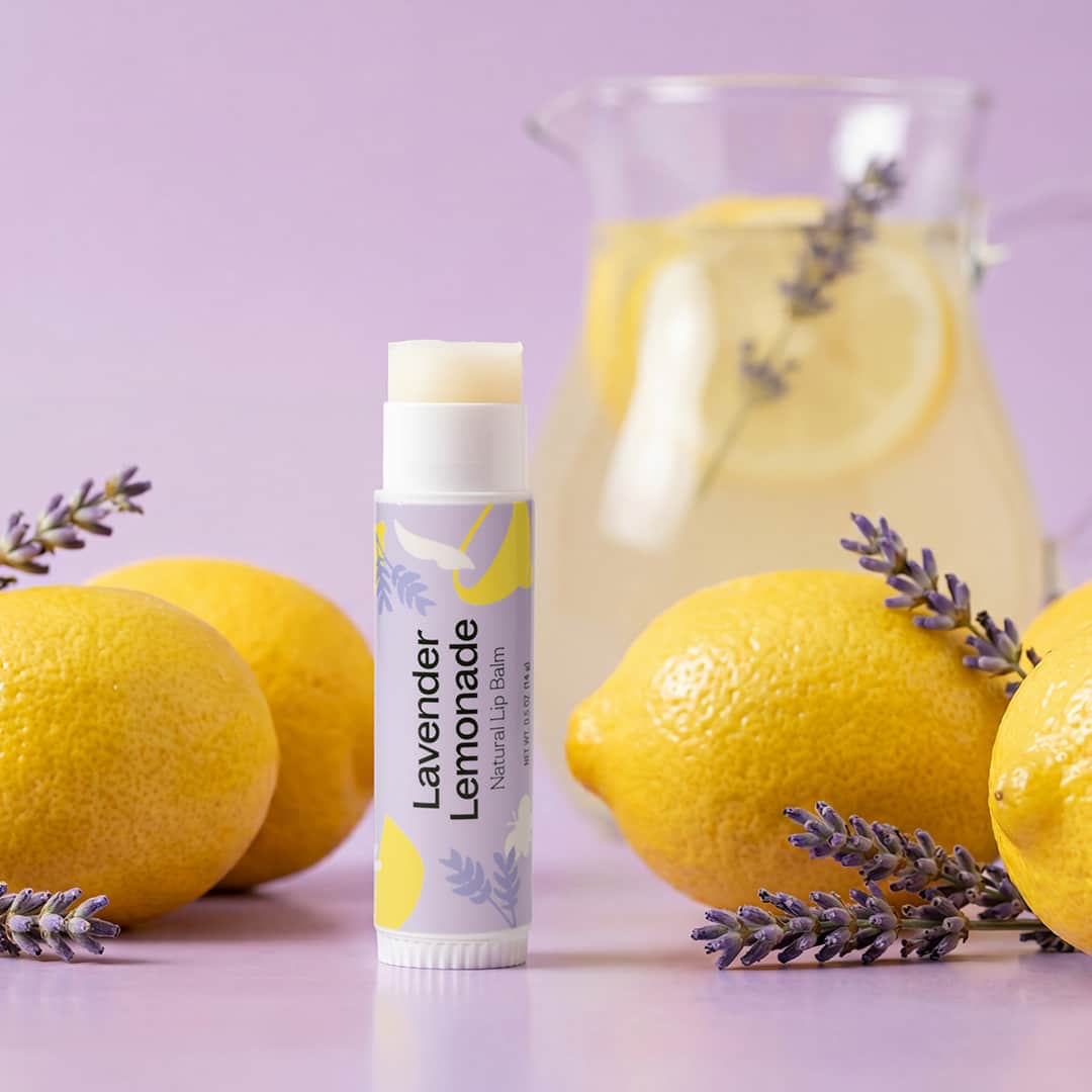 Lavender lemonade scented lip balm