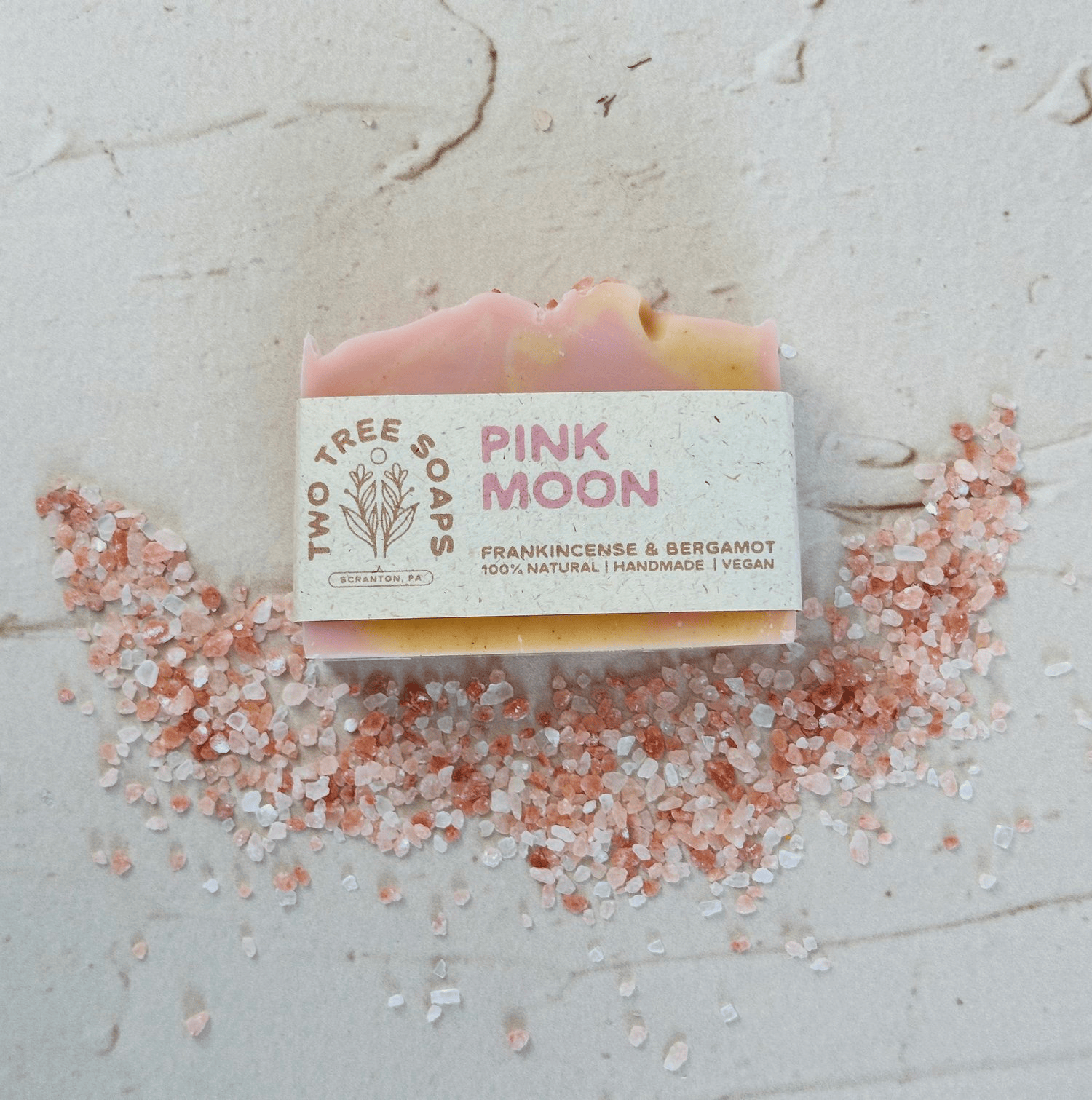 pink moon scented soap
