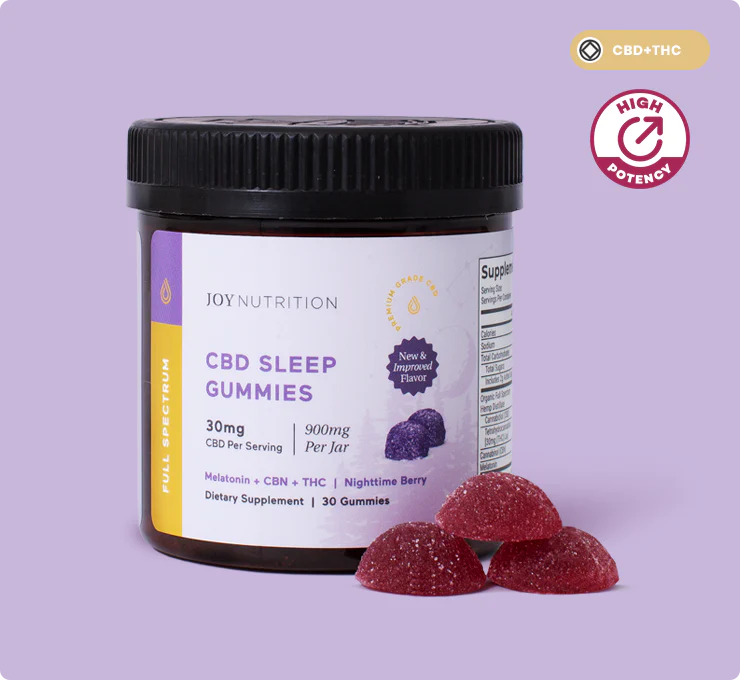 CBD gummies nighttime berry flavor