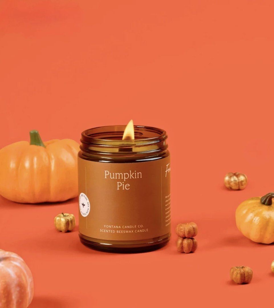 pumpkin pie scented candle