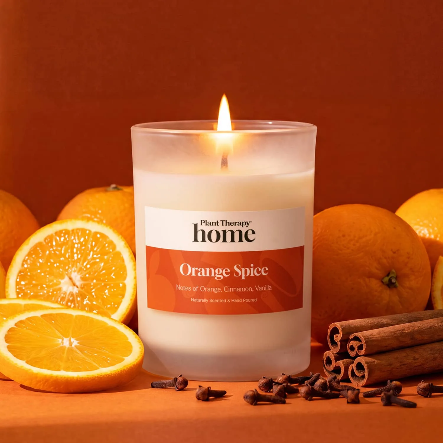 Orange Spice scented candle