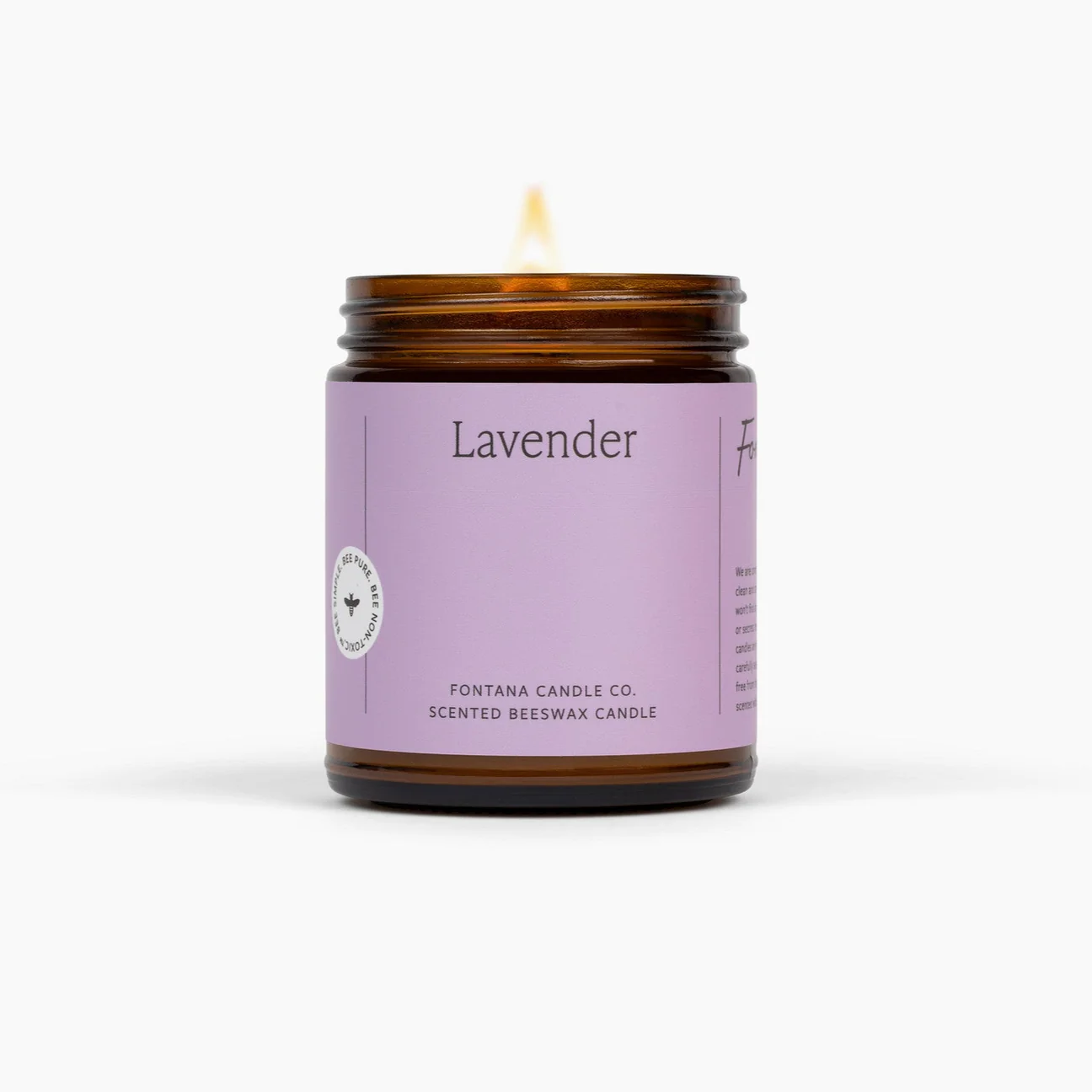 lavender scented candle