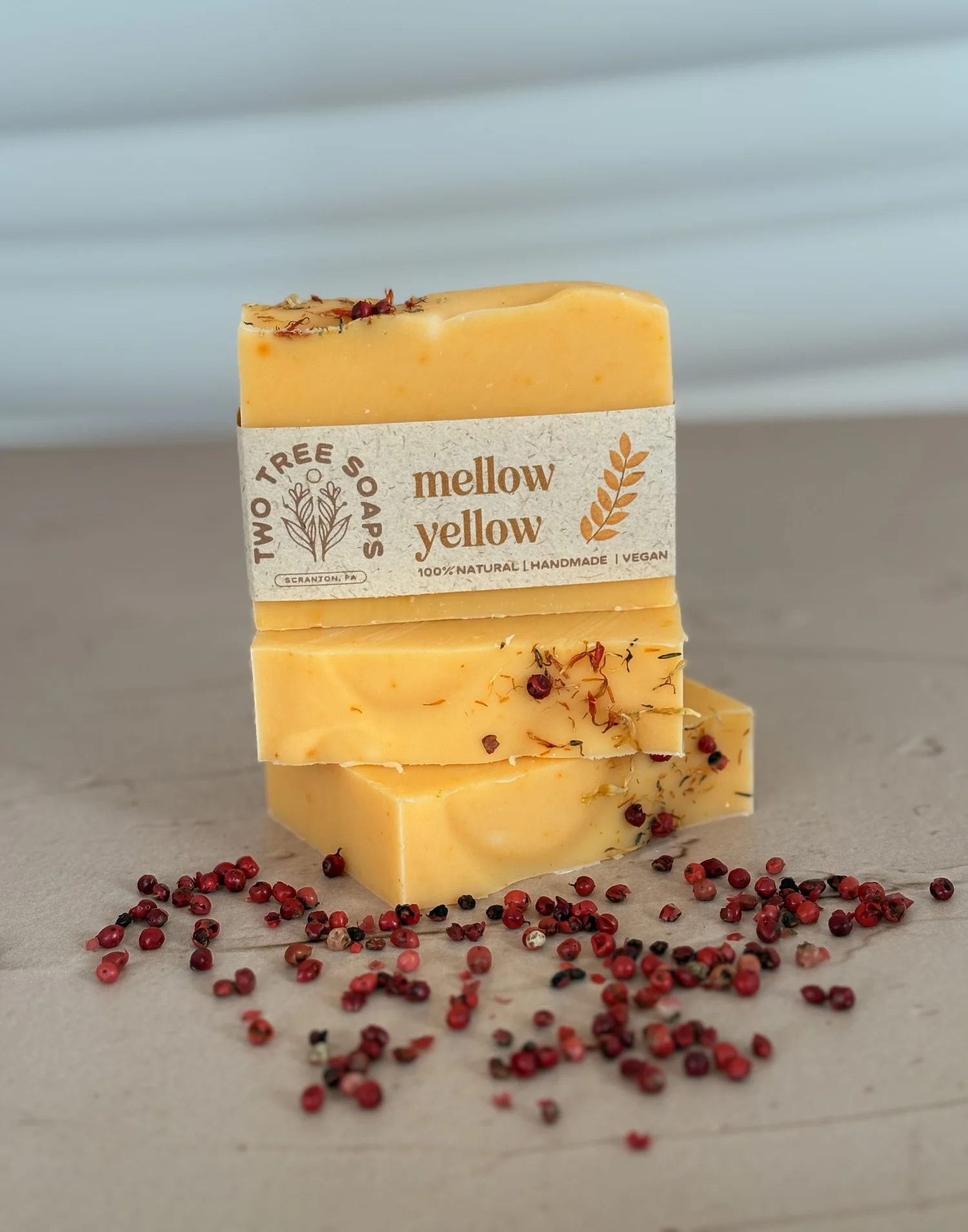 sweet orange and eucalyptus scented soap
