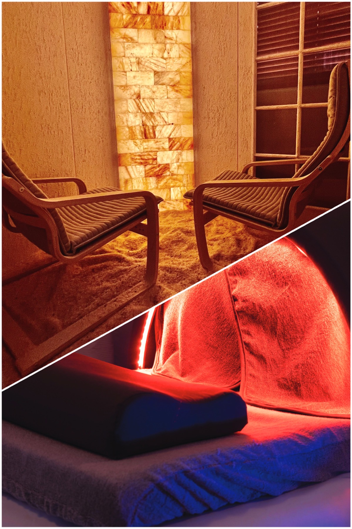 Salt cabin and Infrared therapy